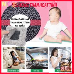Gấu Bông Khử Mùi Than Hoạt Tính - Thú Bông Trang Trí Xe Hơi & Không Gian Sống An Toàn Cho Thú Cưng