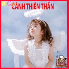 Cánh Lông Vũ Trắng Halloween - Phụ Kiện Hóa Trang Độc Đáo Cho Tiệc, Cosplay, Tiệc Bachelorette, Tạo Dáng Ấn Tượng