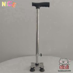 Gậy Chống Fuzy Gấp Gọn với Đèn Pin & Chân Chống Trượt - Hỗ Trợ Đi Lại An Toàn, Dành Cho Người Cao Tuổi
