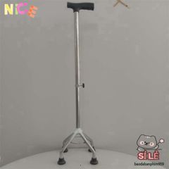 Gậy Chống Fuzy Gấp Gọn với Đèn Pin & Chân Chống Trượt - Hỗ Trợ Đi Lại An Toàn, Dành Cho Người Cao Tuổi