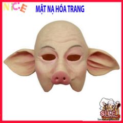 Mặt Nạ Trư Bát Giới Cao Su Tự Nhiên - Phụ Kiện Hóa Trang Halloween Độc Đáo Cho Người Lớn