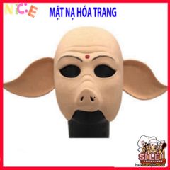 Mặt Nạ Trư Bát Giới Cao Su Tự Nhiên - Phụ Kiện Hóa Trang Halloween Độc Đáo Cho Người Lớn