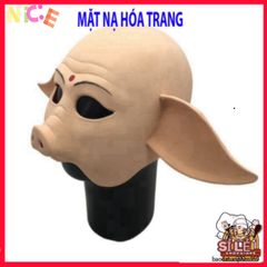 Mặt Nạ Trư Bát Giới Cao Su Tự Nhiên - Phụ Kiện Hóa Trang Halloween Độc Đáo Cho Người Lớn