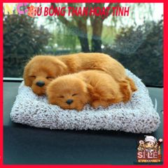 Gấu Bông Shiba Mẹ và Con Khử Mùi Xe Ô Tô - Đồ Chơi Dễ Thương Chiếc Xe Cùng Than Hoạt Tính Hút Ẩm, Làm Sạch Không Khí