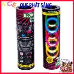Bộ 100 Que Phát Sáng Nhiều Màu Kèm 100 Đầu Nối - Vòng Đeo Tay Dạ Quang Thời Thượng Cho Tiệc Tối Vui Vẻ