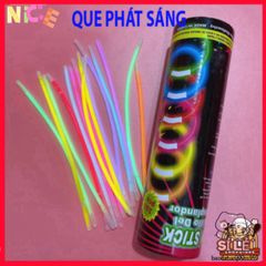 Bộ 100 Que Phát Sáng Nhiều Màu Kèm 100 Đầu Nối - Vòng Đeo Tay Dạ Quang Thời Thượng Cho Tiệc Tối Vui Vẻ