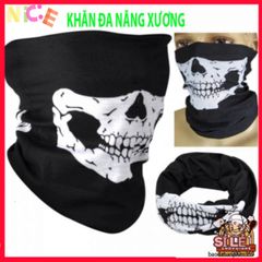Khẩu Trang Thần Chết - Bảo Vệ Chống Tia UV, Bụi Bẩn, Phong Cách Punk Độc Đáo Thấm Mồ Hôi, Khăn Ống Thời Trang Cho Người Yêu Thích Rock