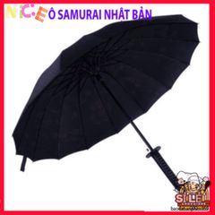 Ô Dù Katana Chống Nắng Chống Mưa Nhật Bản 16 Nan Đen - Phụ Kiện Thời Trang Độc Đáo Cho Người Yêu Samurai
