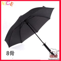Ô Dù Katana Đen Phong Cách Samurai - Ô Chống Nắng Mưa Sang Trọng, Thiết Kế Độc Đáo Cho Phong Cách Thời Trang Nhật Bản