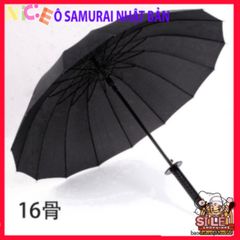 Ô Dù Katana Đen Phong Cách Samurai - Ô Chống Nắng Mưa Sang Trọng, Thiết Kế Độc Đáo Cho Phong Cách Thời Trang Nhật Bản