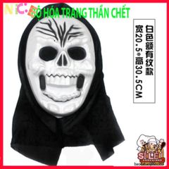 Mặt Nạ Thần Chết Scream Đỏ - Phụ Kiện Halloween & Cosplay Kinh Dị, Độc Đáo Và Hấp Dẫn