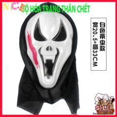 Mặt Nạ Thần Chết Scream Đỏ - Phụ Kiện Halloween & Cosplay Kinh Dị, Độc Đáo Và Hấp Dẫn