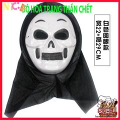 Mặt Nạ Thần Chết Scream Đỏ - Phụ Kiện Halloween & Cosplay Kinh Dị, Độc Đáo Và Hấp Dẫn