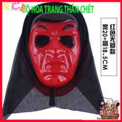 Mặt Nạ Thần Chết Scream Đỏ - Phụ Kiện Halloween & Cosplay Kinh Dị, Độc Đáo Và Hấp Dẫn