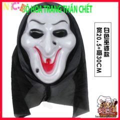Mặt Nạ Thần Chết Scream Đỏ - Phụ Kiện Halloween & Cosplay Kinh Dị, Độc Đáo Và Hấp Dẫn