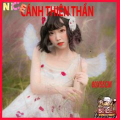 Bộ Cánh Bạch Tuộc Đen Trắng - Đồ Cosplay Lông Vũ Cho Người Lớn & Trẻ Em - Quà Sinh Nhật Thú Vị