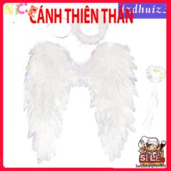 Cánh Thiên Thần Phát Sáng Cho Trẻ Em - Phụ Kiện Múa Dễ Thương Trong Lễ Hội Halloween & Giáng Sinh, Size Đa Dạng