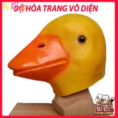 Mặt nạ VỊT VÀNG DUCK - Phụ kiện hóa trang độc đáo cho Halloween, Trung Thu, và video TikTok vui nhộn cho người lớn và trẻ em.