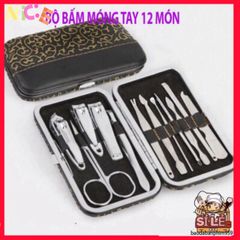 Bộ Dụng Cụ Làm Móng Tay 12 Món Sang Trọng - Tiện Lợi Chăm Sóc Móng Tại Nhà - Quà Tặng Ý Nghĩa Cho Bạn Bè