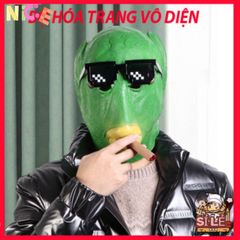 Mặt Nạ Hóa Trang Ếch Xanh & Đầu Cá Hài Hước - Silicone An Toàn Cho Tiệc Tùng & Lễ Hội - Độc Đáo, Vui Nhộn, Phong Cách Thú Vị