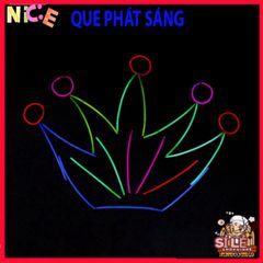 Combo Que Phát Sáng 20 Chiếc Kèm 100 Đầu Nối - Tạo Hình Vòng Đeo Tay Dạ Quang Vui Nhộn Cho Tiệc Tùng, Hoạt Động Ban Đêm