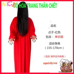 Bộ Trang Phục Halloween Thần Chết Scream - Quái Vật Hắc Bạch Vô Thường Với Áo Choàng, Găng Tay, Kính LED - Ấn Tượng Và Độc Đáo!