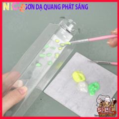 Sơn Dạ Quang Acrylic 20g - Màu Sắc Sáng Tạo DIY Phát Quang Trong Đêm, An Toàn Cho Trẻ Em, Vẽ Tranh & Trang Trí Quần Áo