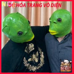 Mặt Nạ Hài Hước Hình Người Cá Xanh - Phụ Kiện Tiệc Tùng Độc Đáo, Quà Tặng Cho Tín Đồ Yêu Thiên Nhiên