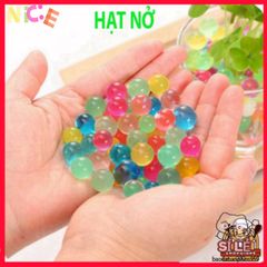 Bộ 100 Hạt Nở Slime Màu Sắc - Trang Trí Cây Cảnh Độc Đáo Không Cần Đất, Hoa Tươi Lấp Lánh Cho Không Gian Sống Lung Linh