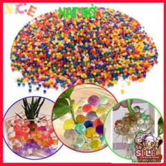 Bộ 100 Hạt Nở Slime Màu Sắc - Trang Trí Cây Cảnh Độc Đáo Không Cần Đất, Hoa Tươi Lấp Lánh Cho Không Gian Sống Lung Linh
