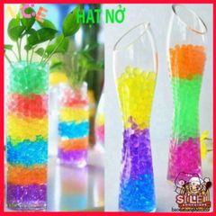 Bộ 100 Hạt Nở Slime Màu Sắc - Trang Trí Cây Cảnh Độc Đáo Không Cần Đất, Hoa Tươi Lấp Lánh Cho Không Gian Sống Lung Linh