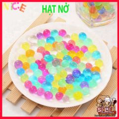 Bộ 100 Hạt Nở Slime Màu Sắc - Trang Trí Cây Cảnh Độc Đáo Không Cần Đất, Hoa Tươi Lấp Lánh Cho Không Gian Sống Lung Linh