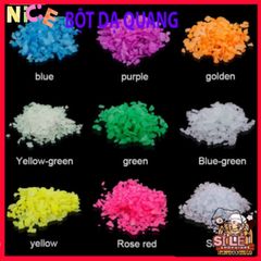 Bột màu huỳnh quang 10g - Sáng tạo nghệ thuật đa sắc màu an toàn cho giấy, gốm, DIY, trang trí, graffiti