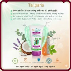 Dầu Gội Diệt Chấy Trứng Chấy Puressentiel 2 trong 1 150ML - Hiệu quả Loại bỏ Chấy và Trứng Chấy, cho Cả Gia Đình