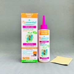 Dầu Gội Diệt Chấy Trứng Chấy Puressentiel 2 trong 1 150ML - Hiệu quả Loại bỏ Chấy và Trứng Chấy, cho Cả Gia Đình