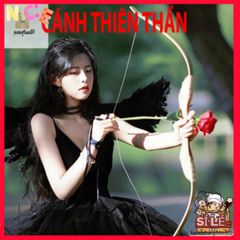 Bộ Cánh Thiên Thần Đen Trắng Lông Vũ cho Người Lớn và Trẻ Em - Trang Phục Cosplay Độc Đáo, Quà Tặng Sinh Nhật