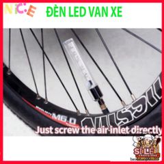Đèn Vòi Chói LED Gắn Van Lốp Xe Đạp MTB - 5 Bóng Phát Sáng với 8 Chế Độ Ánh Sáng An Toàn Khi Di Chuyển Ban Đêm
