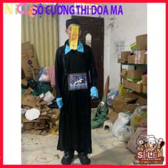 Bộ trang phục Halloween tử thi ma quái cho người lớn - Thời trang hóa trang độc đáo, phù hợp cho tiệc tùng và sự kiện đặc biệt
