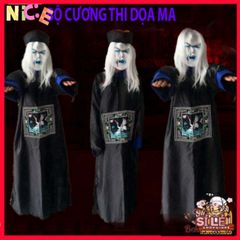 Bộ trang phục Halloween tử thi ma quái cho người lớn - Thời trang hóa trang độc đáo, phù hợp cho tiệc tùng và sự kiện đặc biệt