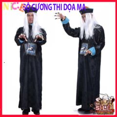Bộ trang phục Halloween tử thi ma quái cho người lớn - Thời trang hóa trang độc đáo, phù hợp cho tiệc tùng và sự kiện đặc biệt