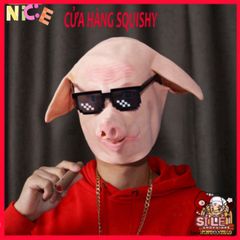 Mặt Nạ Chó Ngáo Husky - Phụ Kiện Hóa Trang Halloween, TikTok, Cosplay Sói Đáng Yêu, Latex Thân Thiện Môi Trường
