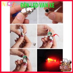 Đèn LED Neon Phát Sáng Gắn Nắp Van Bánh Xe Đạp, Xe Máy & Ô Tô - Phụ Kiện Độc Đáo, Tạo Kiểu Dáng Nổi Bật, An Toàn Khi Di Chuyển