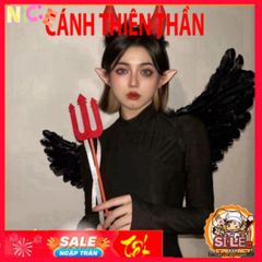 Cánh ác quỷ huyền bí cho Halloween, phụ kiện cosplay huyền ảo Noel, E1438 độc đáo cho tiệc tùng.