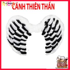 Cánh Thiên Thần Cosplay Halloween - Phụ Kiện Độc Đáo Cho Tiệc Hóa Trang & Lễ Hội, Kích Thước 60x50cm, Chất Liệu Lông Ngỗng Cao Cấp
