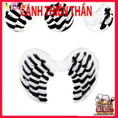 Cánh Thiên Thần Cosplay Halloween - Phụ Kiện Độc Đáo Cho Tiệc Hóa Trang & Lễ Hội, Kích Thước 60x50cm, Chất Liệu Lông Ngỗng Cao Cấp