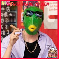 Mặt Nạ Cá Xanh Ngộ Nghĩnh - Phụ Kiện Độc Đáo Phong Cách Hacker Cho Trẻ Em, Thiết Kế Sang Trọng và An Toàn 2024