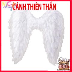 Cánh Thiên Thần Lông Vũ Trắng Ngọt Ngào - Phụ Kiện Halloween Độc Đáo Cho Cosplay, Tiệc Hóa Trang và Sự Kiện Đặc Biệt