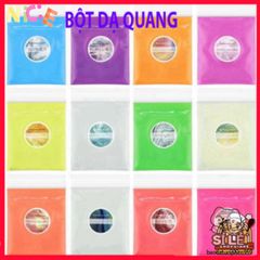 Bột Màu Dạ Quang Siêu Sáng 10g - Phát Sáng Rực Rỡ, 12 Màu Sắc, Trang Trí Nghệ Thuật Tối Ơi Huyền Ảo, Sáng Tạo Không Giới Hạn