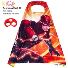 Áo Choàng Siêu Anh Hùng 3D HD Kèm Mặt Nạ - Trang Phục Halloween Cho Bé - Người Nhện, Batman, Người Sắt, Superman