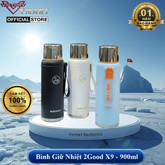 Bình Giữ Nhiệt 2Good X9 900ml - Giữ Nhiệt 12 Giờ, Inox 304 Cao Cấp, Thiết Kế Hiện Đại, Dùng Cho Phòng Làm Việc và Dã Ngoại
